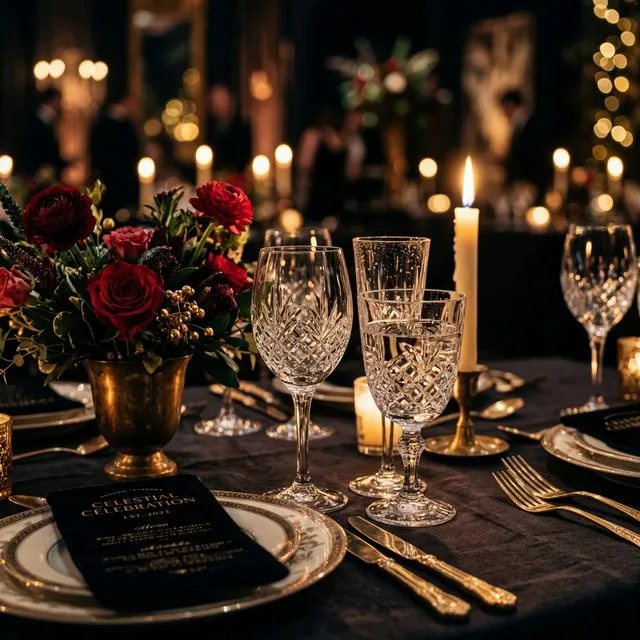 Elegant Aurevia event planning details